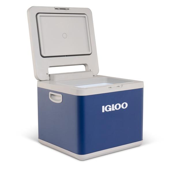 Igloo IH45 AC/DC Hybrid-Kühlbox (dunkelblau/weiß)